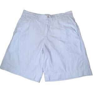 Austin Reed London Blue Shorts Flat Front, Sz 36